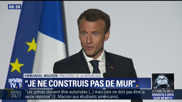 Je ne construis pas de mur. Quand Macron tacle Trump sur l’immigration