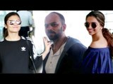 Deepika Padukone, Rohit Shetty, Alia Bhatt Spotted At Airport