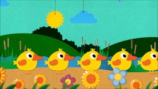 Five Little Ducks Song YouTube Videos for Children | Song for Kids & Nursery Rhymes - KidsMegaSongs