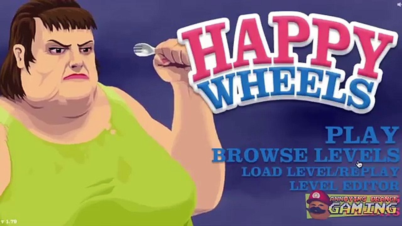 Happy Wheels #16 | Annoying Orange: MYSTIC CAVE!