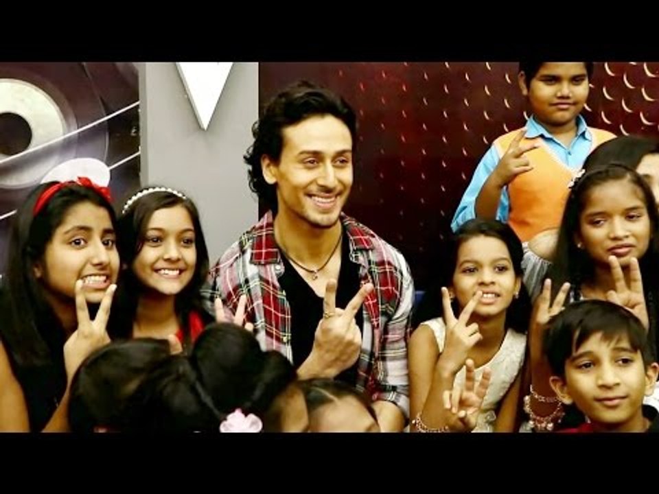 Tiger Shroff Spotted At The Voice India Kids Se...