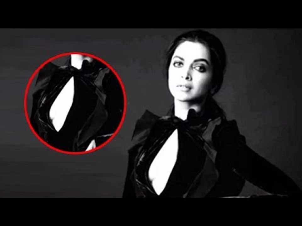 Hot Deepika's Deep Cleavage Show For Paper Magazine