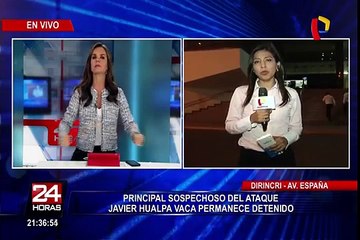 Trasladan a principal sospechoso de Eyvi Ágreda a comisaría en Miraflores