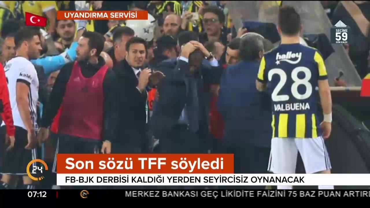 TFF kararını verdi