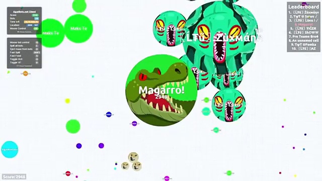 TOP 10 AGARIO PLAYERS OF 2016!