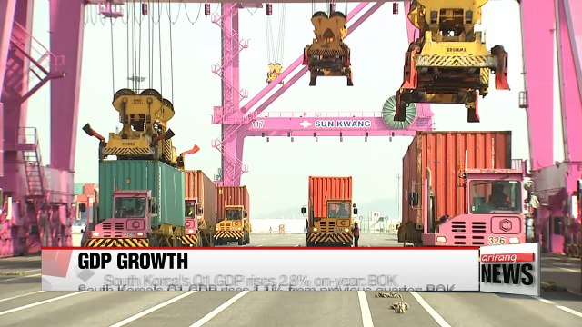 South Korea's first quarter GDP rises 1.1% on-quarter