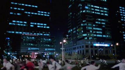 Reptilian (1999) Yonggary First Destroyed the City  scene