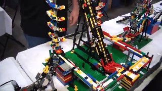 Record-breaking LEGO great ball contraption / Rube Goldberg - Brickworld Chicago new