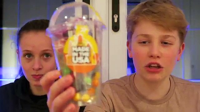 BRITISH BOY AND GIRL TRY AMERICAN CANDY! (Reeces, HERSHEYS, MEGA SPICY GUMBALLS!!!)
