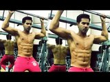 Varun Dhawan's SHIRTLESS Bodybuilding Gym Workout Video