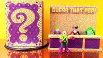 Guess That Pop! Suicide Squad Edition With Joker, Harley Quinn, & Killer Croc. Imaginext Stop Motion