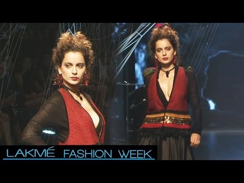 Kangana Ranaut SHOWSTOPPER For Tarun Tahiliani At Lakme Fashion Week 2016