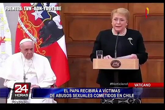 Vaticano: Papa Francisco conversará con víctimas de abuso del clero en Chile