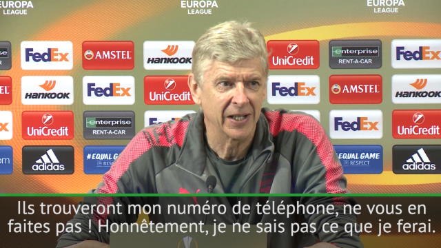 Transfert - Wenger : Je ne sais pas ce que je vais faire