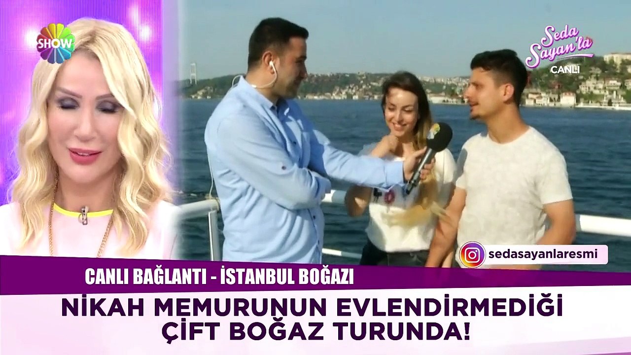 Tartışılan nikah canlı yayında!