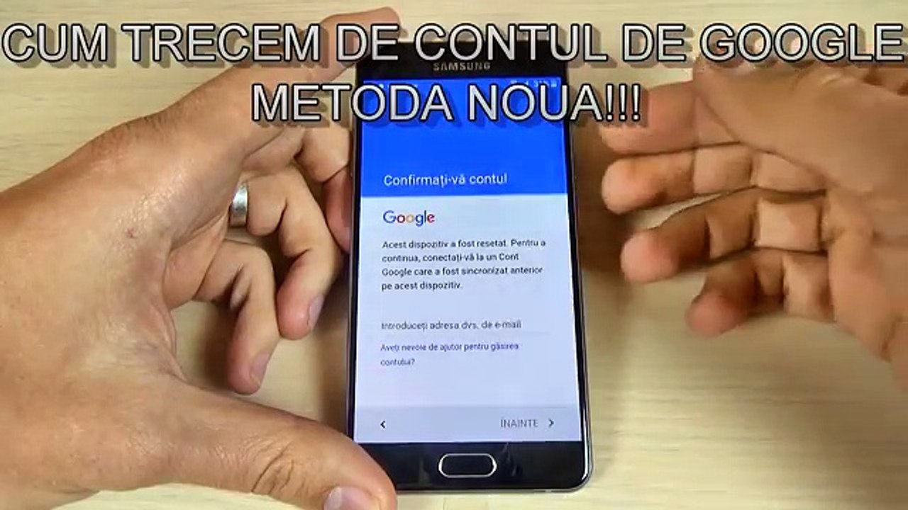 Cum trecem de contul de Google pe telefoanele Samsung (METODĂ NOUĂ)