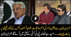 Imran Khan meets Usman Dar, discussion on Khawaja Asif’s disqualification case
