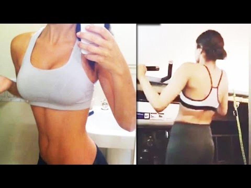 (Video) HOT Deepika Padukone INTENSE Workout In Gym