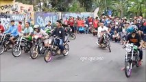 WoW, Cantik2 suka BALAP MOTOR Drag Mesin Banter 201m