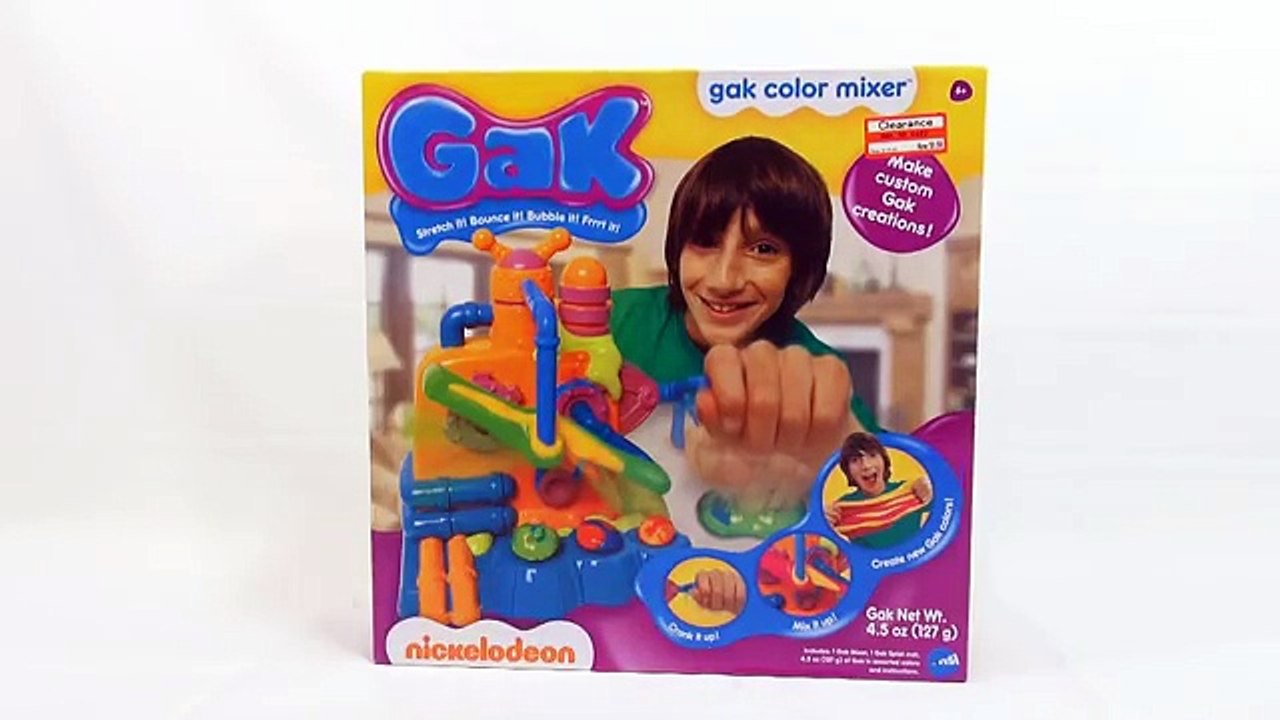 Nickelodeon GAK Color Mixer Play Set - Yakkity Yellow, Rebel Red, & Goo Green