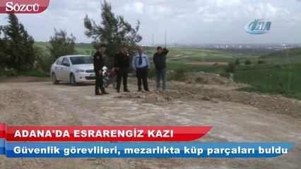 Mezarlıkta esrarengiz kazı