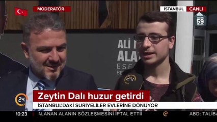 Afrin'e dönüşler başladı