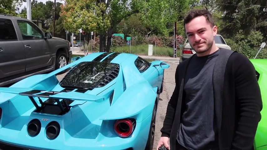 Driving In Captain Sparklez 500 000 Ford Gt Dailymotion Video
