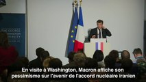 Macron pessimiste sur l'avenir de l'accord nucléaire iranien