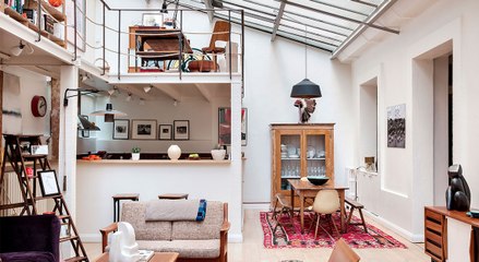 L'Oeil de l'Archi : une imprimerie transformée en loft d'artiste