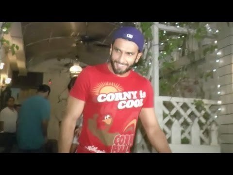 Ranveer Singh Spotted At Smoke House Deli, Pali Hill, Bandra