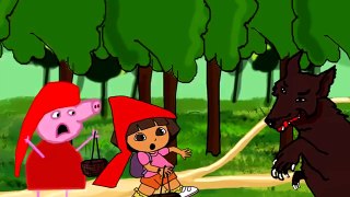 PEPPA PIG e DORA AVENTUREIRA CHAPEUZINHO VERMELHO historia infantil em português