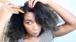 Twisted Knot Protective Style Natural Hair | Winter + Summer Workout Hairstyle - Naptural85