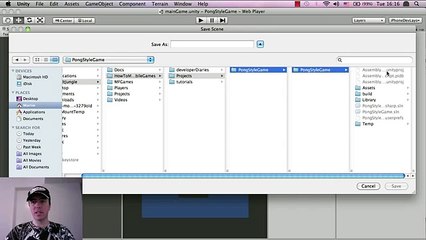 Unity tutorial (beginner) - Pong Game - How To Make Mobile Games (iphone and android) - part 2A