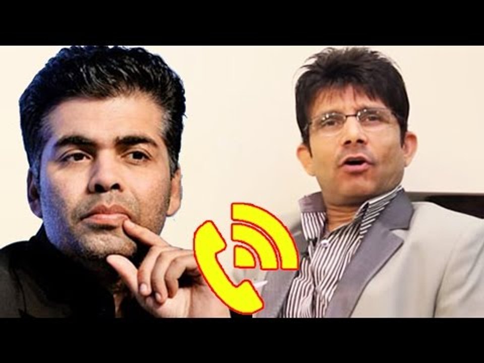 KRK's AUDIO LEAKED ! Karan Johar PAID To Tweet Against Shivaay