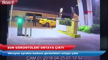 12. katta asılı bulunan kadının son görüntüleri