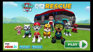 Paw Patrol Pups to the Rescue Nick Jr Kids Educational Game