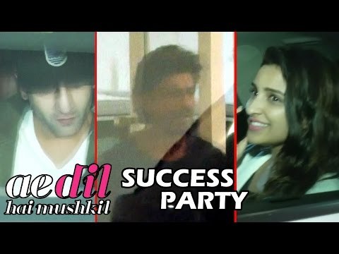 Ae Dil Hai Mushkil SUCCESS PARTY - Ranbir Kapoor, Shahrukh Khan,Anushka Sharma, Parineeti Chopra