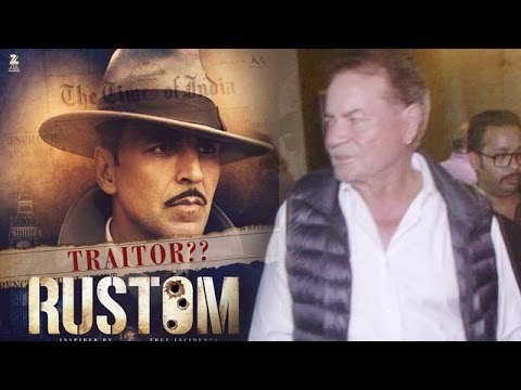 Salman Khan's Father Salim Khan WATCHES Akshay's RUSTOM At Lightbox