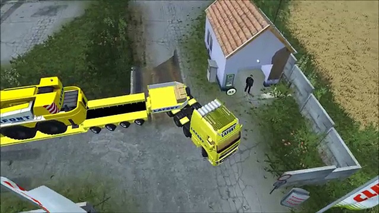 Convoi Exceptionnel LAFONT #2 + Grue Liebherr LTC-1045: Farming Simulator new [FR-HD]