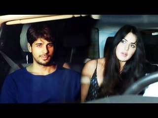 Katrina Kaif & Sidharth Malhotra CAUGHT Late Night In Juhu Residance
