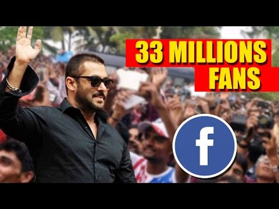 Salman Khan KING Of  Facebook - 33 Millions Fans