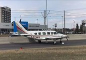 Small Plane Makes Emergency Landing on Calgary Road