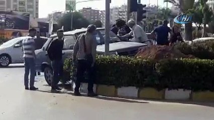 Herkes seferber oldu! Orta refüje çıkan aracı böyle indirdiler