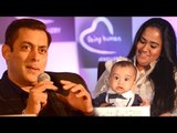 Salman Khan With Nephew Ahil & Sister Arpita At Being Human Jewellery Launch