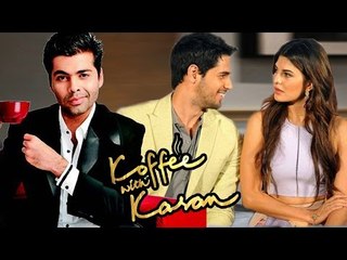 Sidharth Malhotra & Jacqueline Fernandez's HOT CHEMISTRY On Koffee With Karan 5 | WATCH