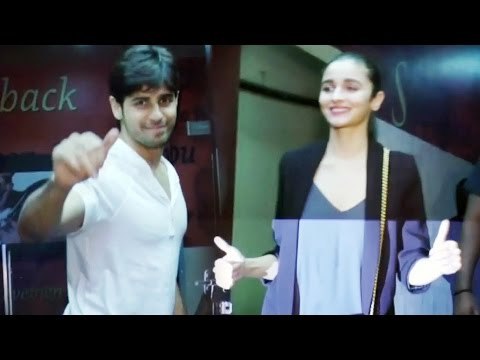 Sidharth Malhotra & Alia Bhatt At Ae Dil Hai Mushkil Special Screening