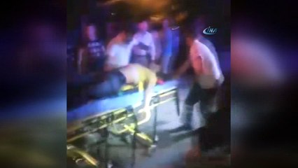 Sulama kanalına uçan araçta can pazarı... Asker eğlencesinden dönen genç sürücü, aracın camı kırılarak çıkartıldı