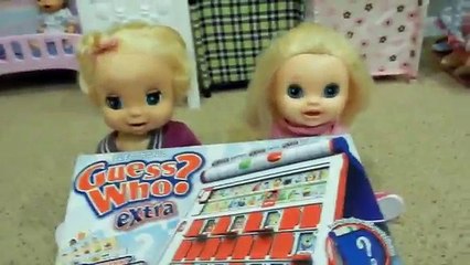 Baby Alives Play Guess Who? Extra!