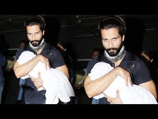 Shahid Kapoor SHOOTS With Daughter Misha For PADMAVATI Movie !