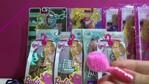 Barbie Monster High kıyafet aksesuar paketleri açıyoruz - steffi Moxi Grillz kıyafetleri